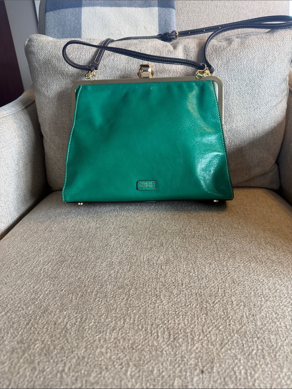 Vintage-inspired Jackie Frame Bag from luxury designer brand Frances Valentine